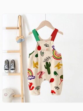 KIDS COTTON OVERALL 2-3T